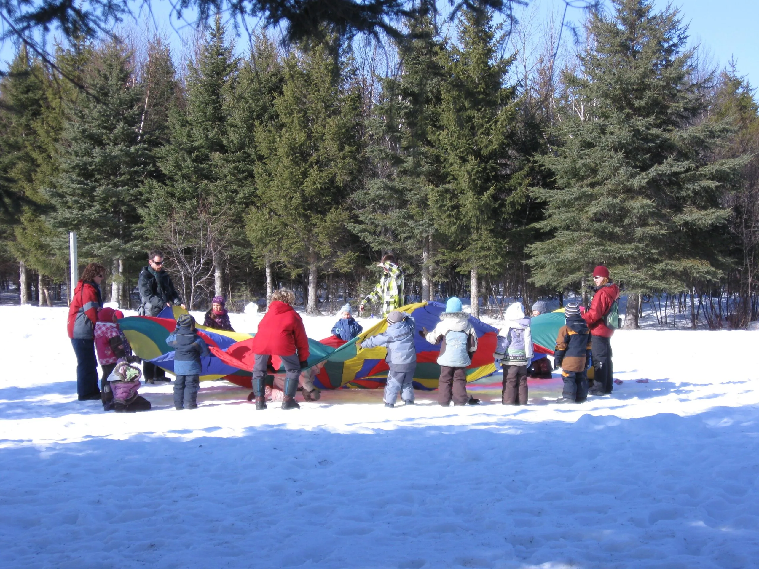CLASSE PARACHUTE SUR NEIGE 2012